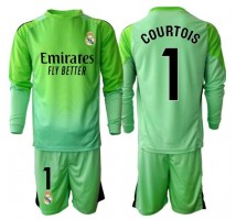 Real Madrid Thibaut Courtois #1 Bramkarskie Koszulka Wyjazdowa dzieci 2025-26 Długi Rękaw (+ krótkie spodenki) Real Madrid Thibaut Courtois #1 Bramkarskie Koszulka Wyjazdowa dzieci 2025-26 Długi Rękaw (+ krótkie spodenki)